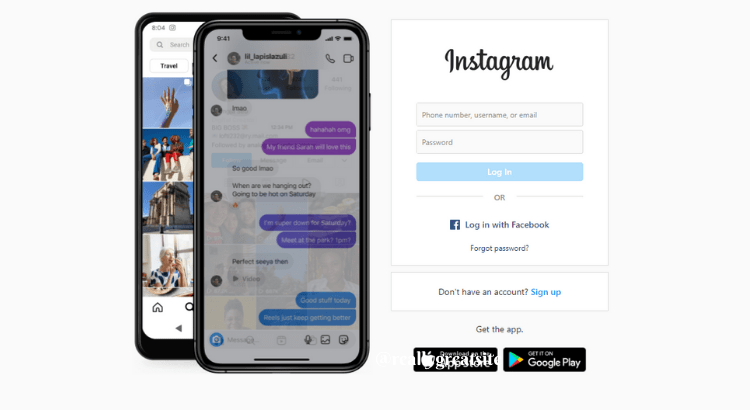 Login Instagram Image