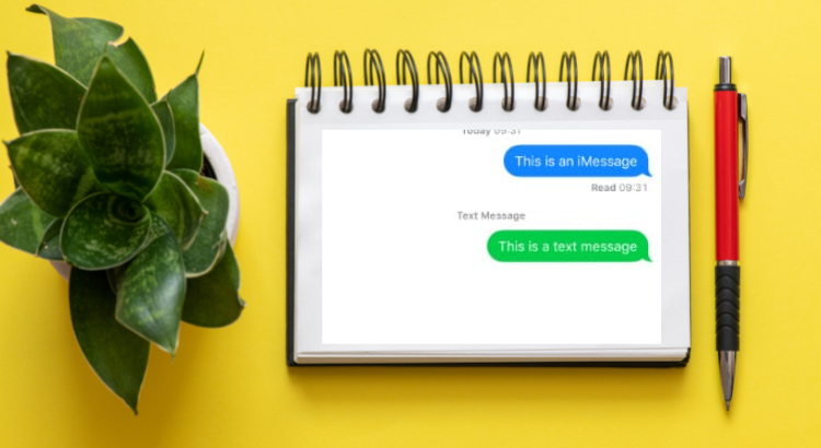 imessage and text message image