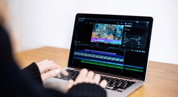 Video editing in laptop